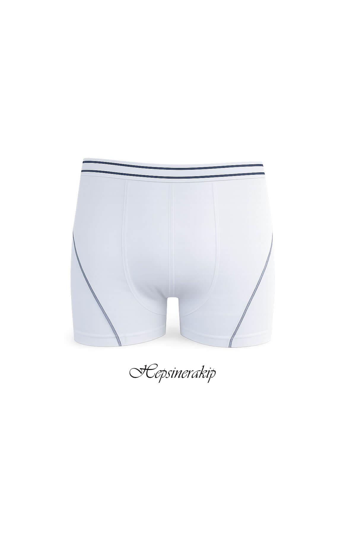 Tutku İç Giyim 6lı Erkek Çocuk Likralı Pamuklu Boxer İç Çamaşır