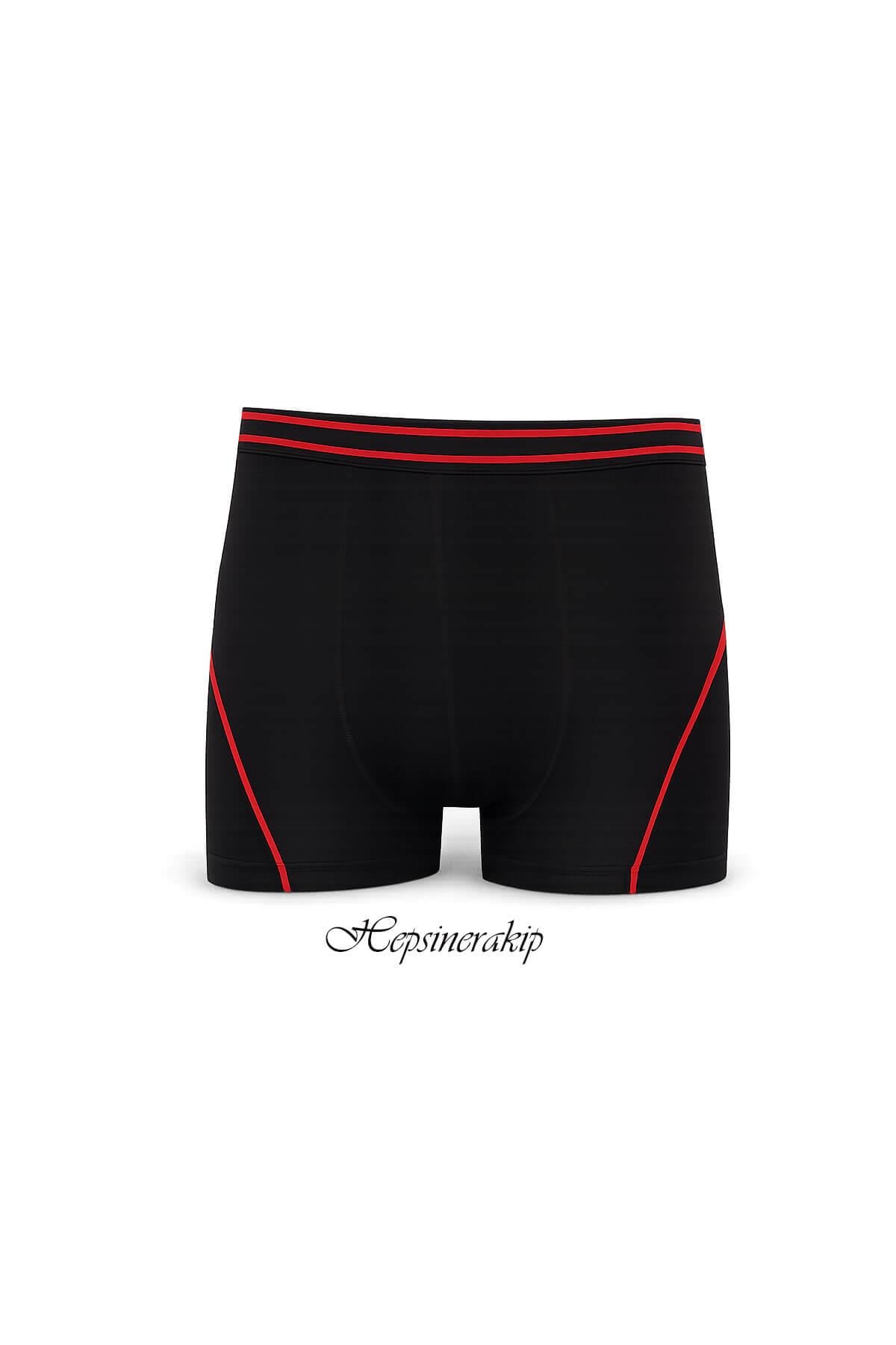 Tutku İç Giyim 6lı Erkek Çocuk Likralı Pamuklu Boxer İç Çamaşır