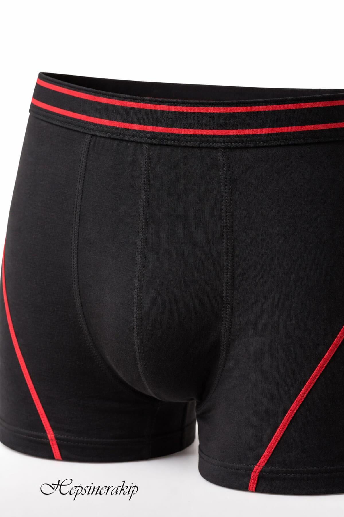 Tutku İç Giyim 6lı Erkek Çocuk Likralı Pamuklu Boxer İç Çamaşır