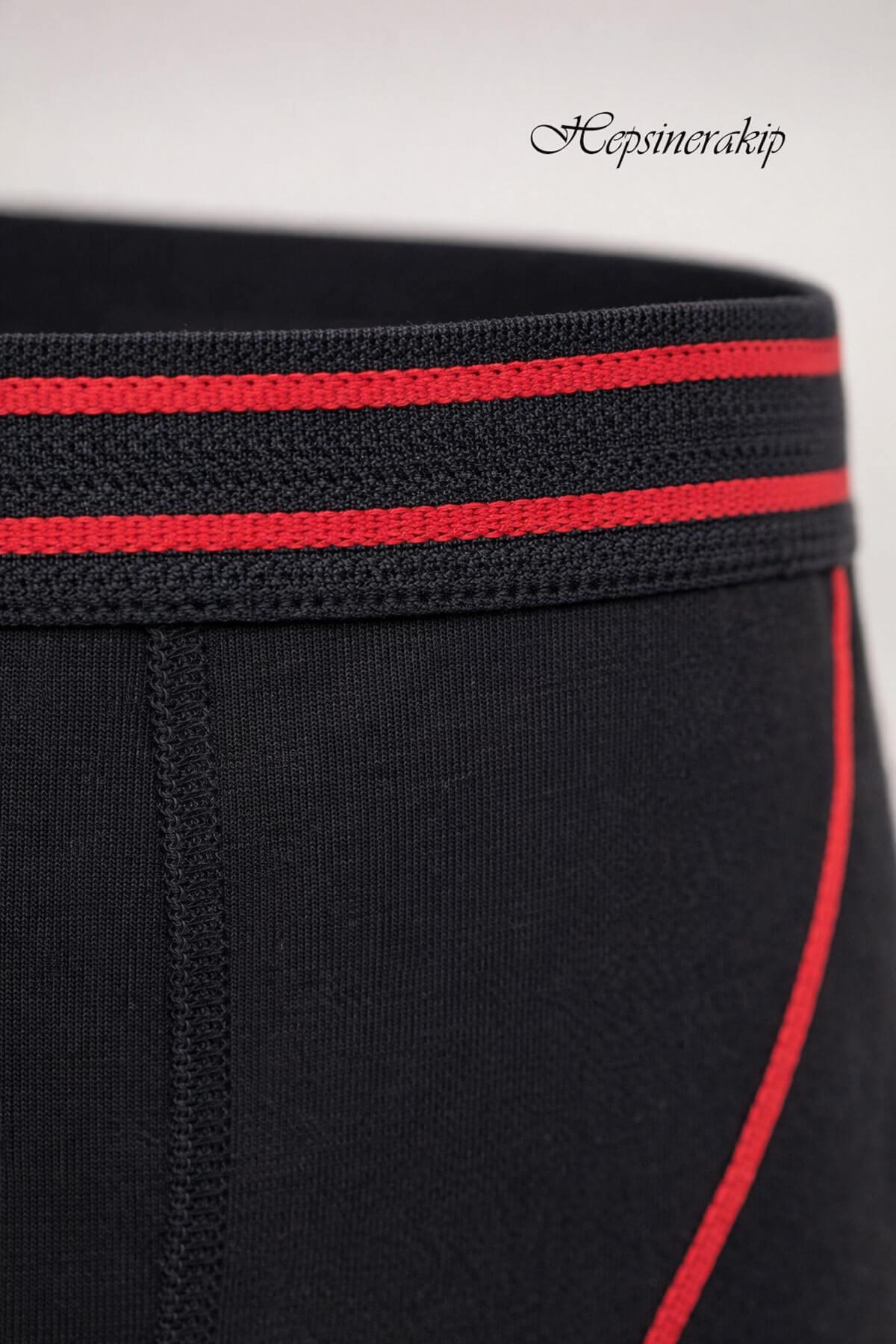 Tutku İç Giyim 6lı Erkek Çocuk Likralı Pamuklu Boxer İç Çamaşır