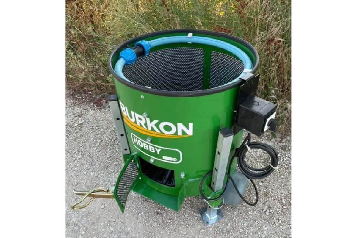 jetbahce.com-Burkon Sabit Devirli Ceviz Soyma Makinesi 90 Litre