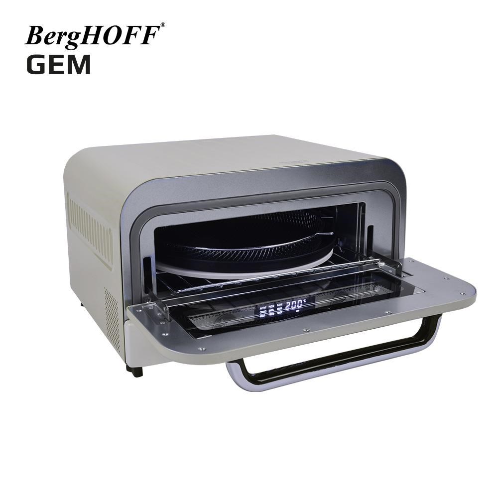 BergHOFF GEM RETRO 2000 W Vanilya Krem Rengi Pizza Fırını 7960010