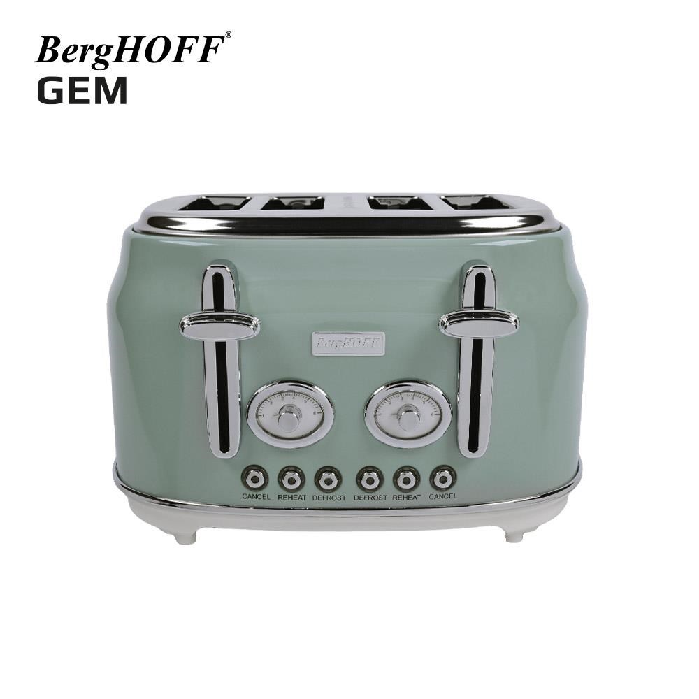 BergHOFF GEM RETRO Mint Yeşil Dört Dilim Ekmek Kızartma Makinesi 7950051
