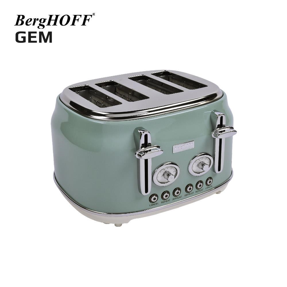 BergHOFF GEM RETRO Mint Yeşil Dört Dilim Ekmek Kızartma Makinesi 7950051