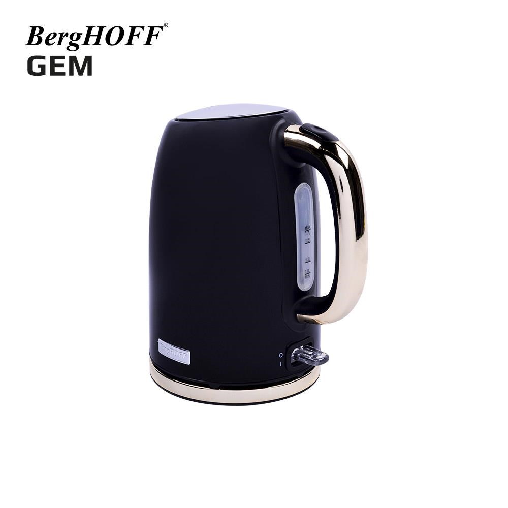 BergHOFF GEM TITAN 1.7 Litre Siyah Gold Su Isıtıcısı 7950060