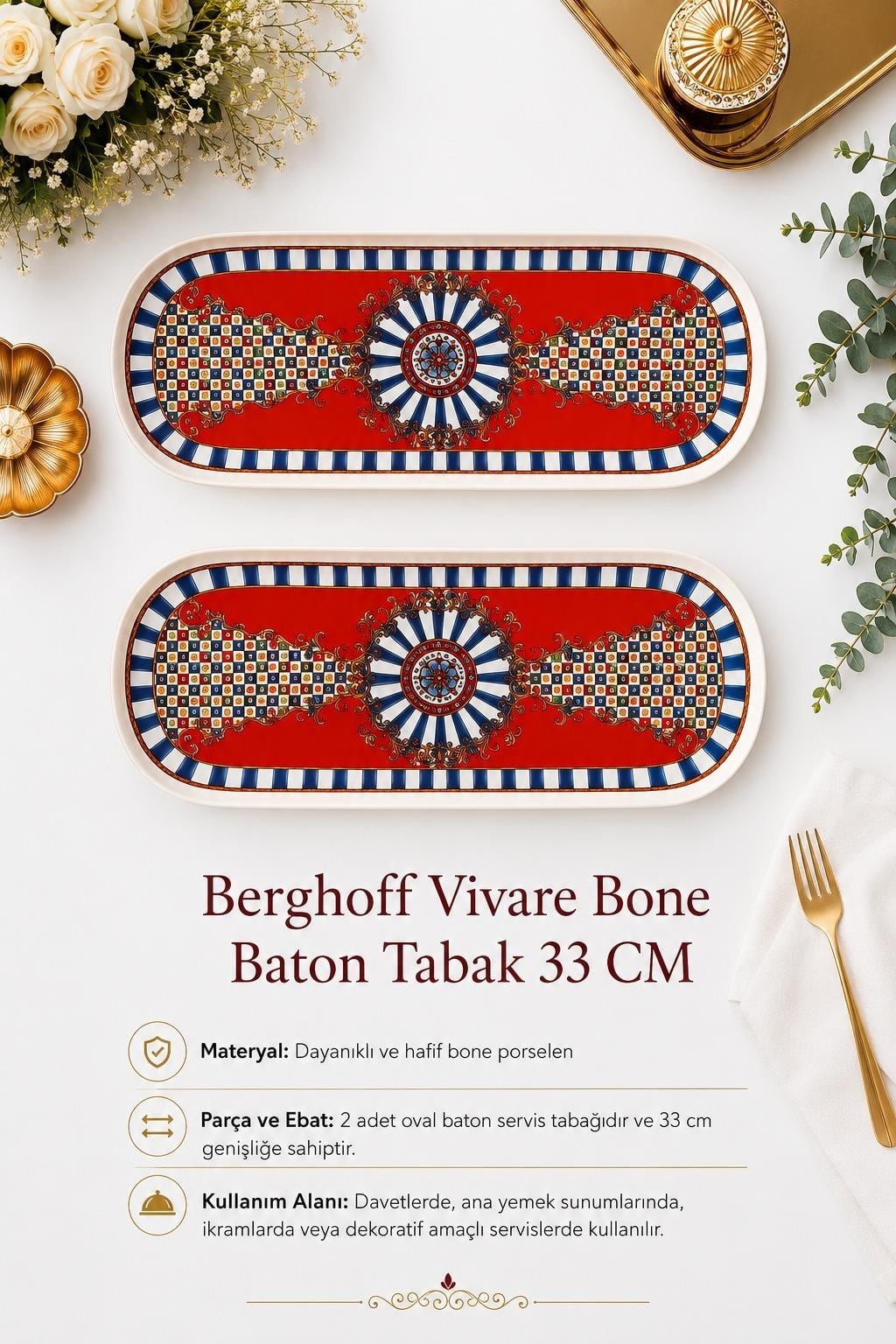 Berghoff Vivare 18 Parça Çay İkram Seti 