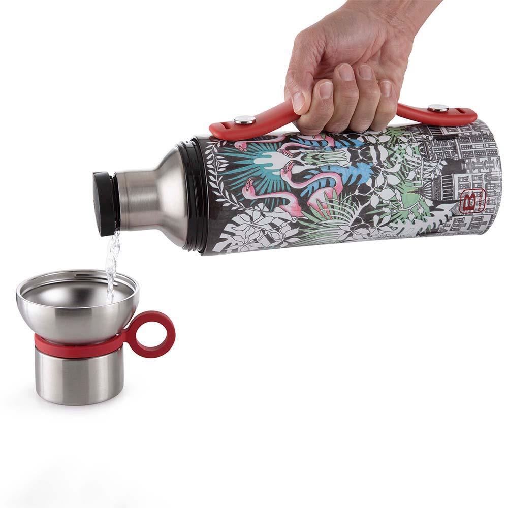 Bugatti Termo Taşıma Kulplu Paslanmaz Çelik La Vılle Desenli Termos 1500Ml BBP-LV1500I3