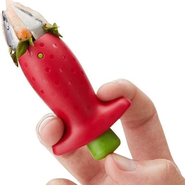Chef'n 102-138-005 Stem Gem Çilek Sapı Koparma Aparatı