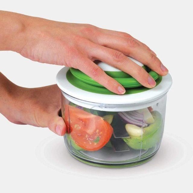Chef'n 102-239-011 VeggiChop™ Manuel İpli Saklama Kaplı Rondo