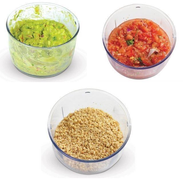 Chef'n 102-239-011 VeggiChop™ Manuel İpli Saklama Kaplı Rondo