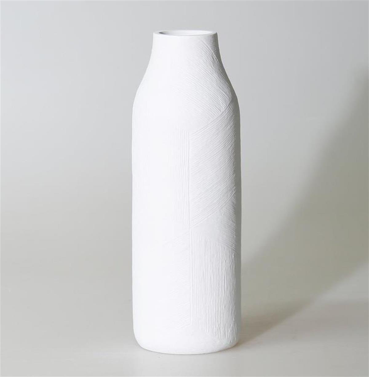 Crearthome Athena Büyük Vazo Beyaz 28 cm SAKS 151BYZ71RS
