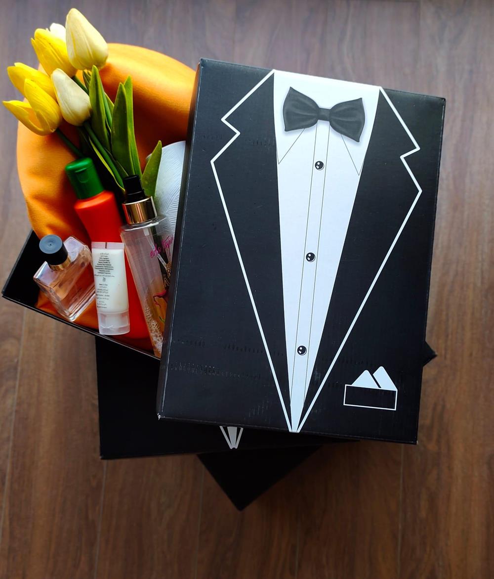 Crearthome Damat Bohçası,Damat Kutusu, Çeyiz Kutu Seti 3 lü Set