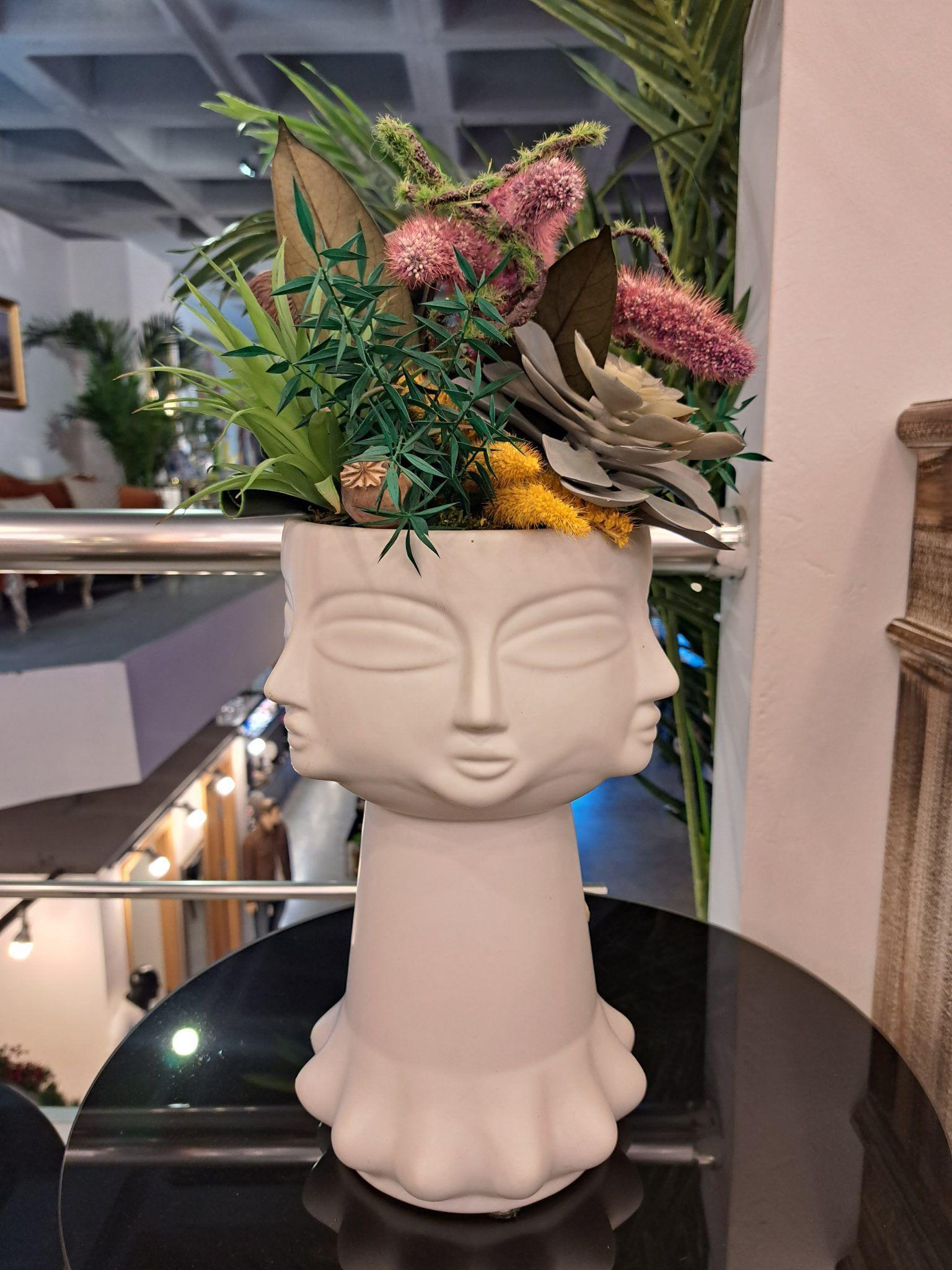 Crearthome Lamedore Havelka Saratlı Adler Vazo 30 Cm Dekoratif Aksesuar 