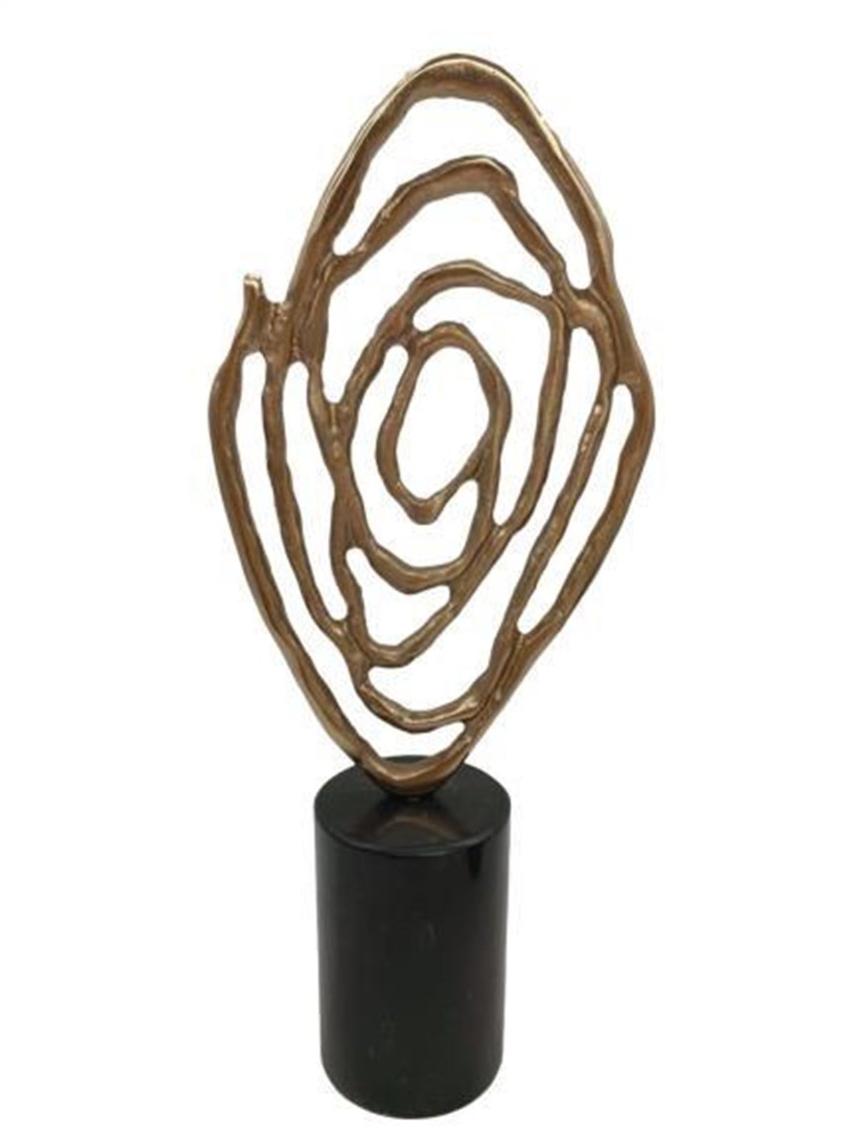 Crearthome Mermer Kaideli Baklava Dekor Gold Obje 40x17 cm SZR-1924-AL
