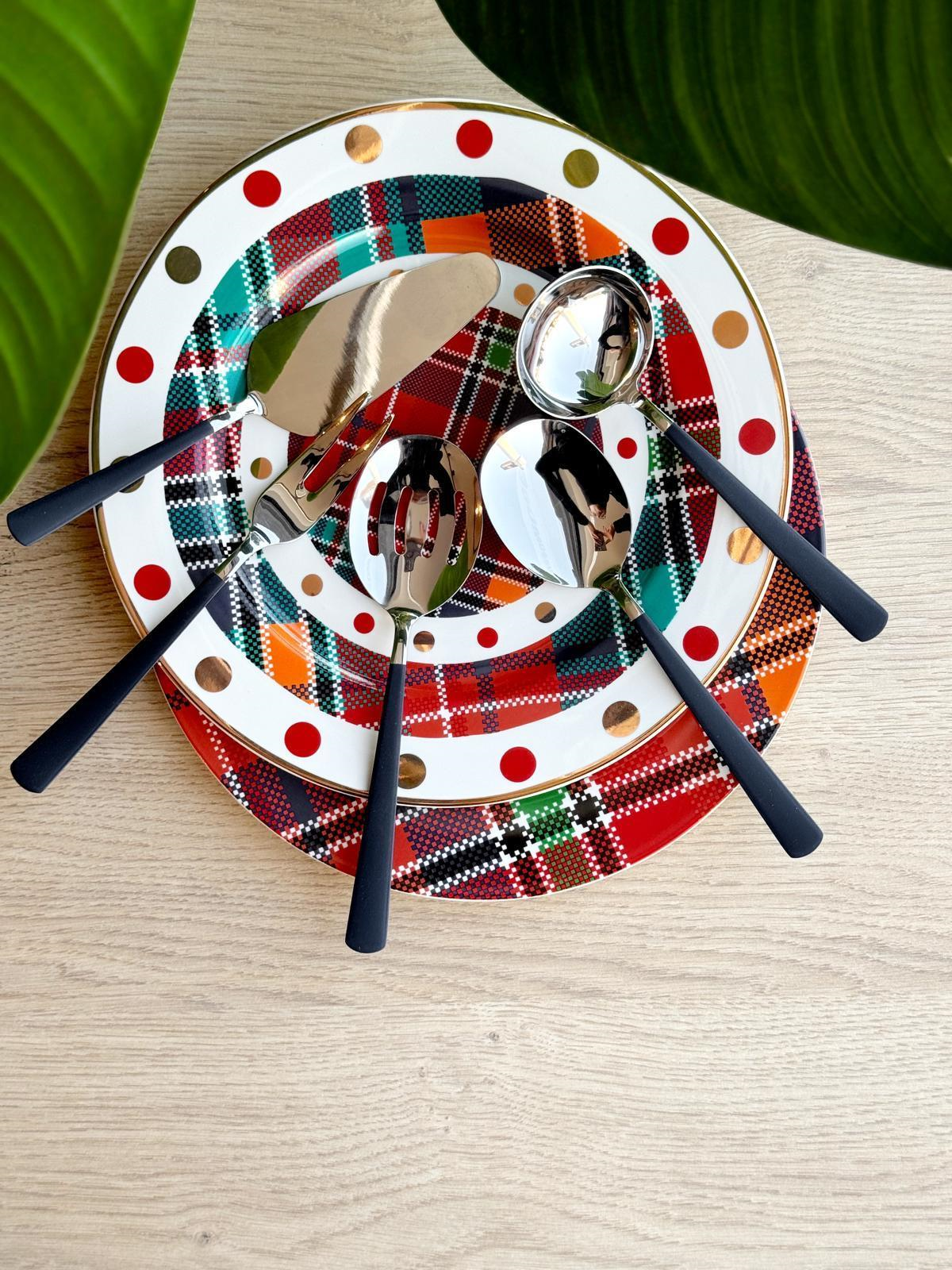 Crearthome Venüs Sos Seti Çelik Lacivert 5 Parça YTK 026