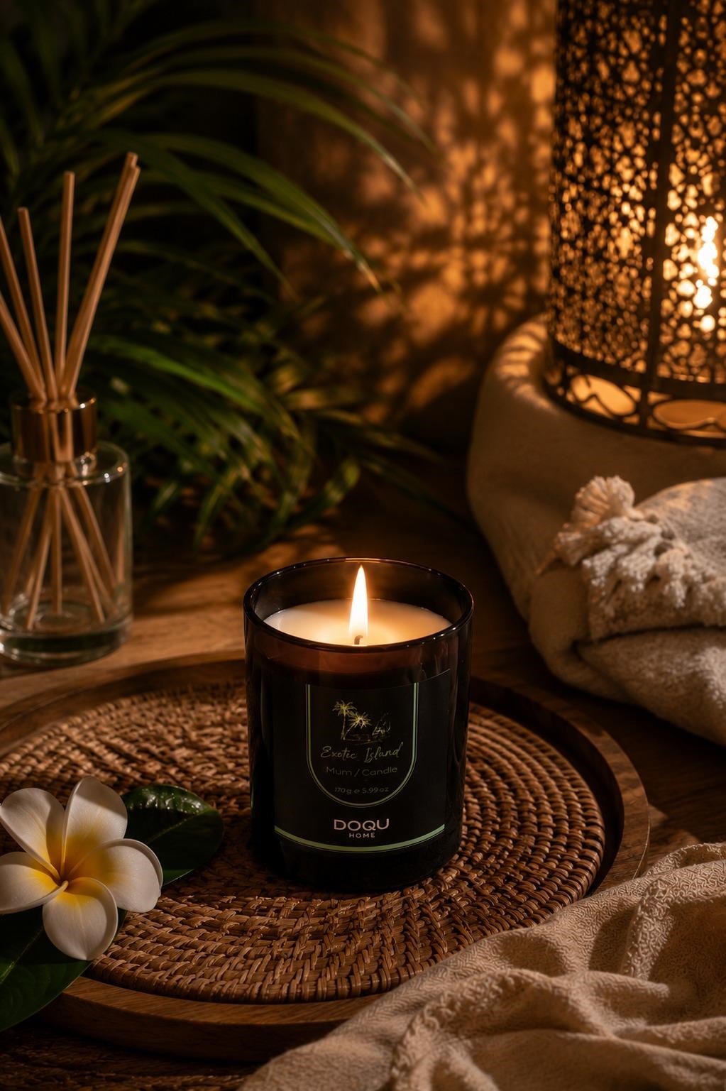 Doqu Home Exotic Island Kokulu Mum Saydam - 170 gr 4'lü