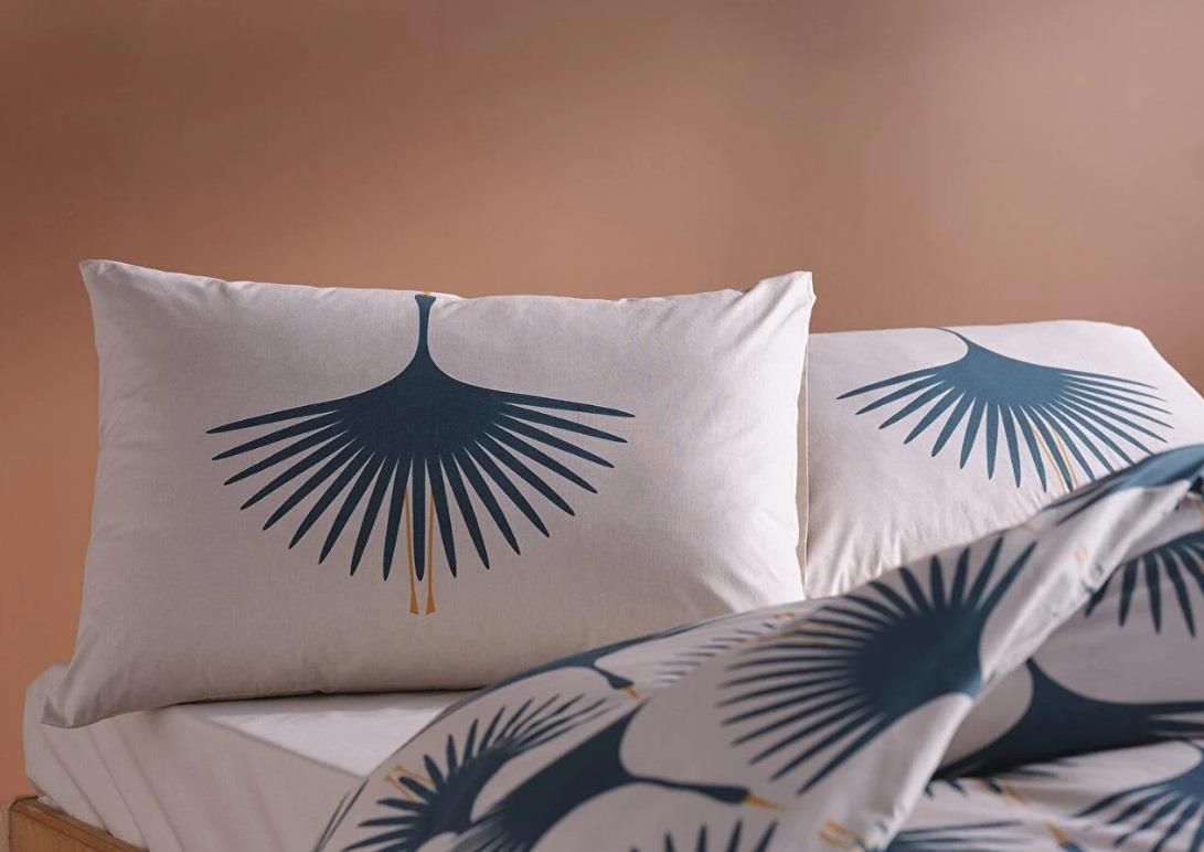 Doqu home Festival Capitol Nevresim Takımı Turkuaz - Çift Kişilik