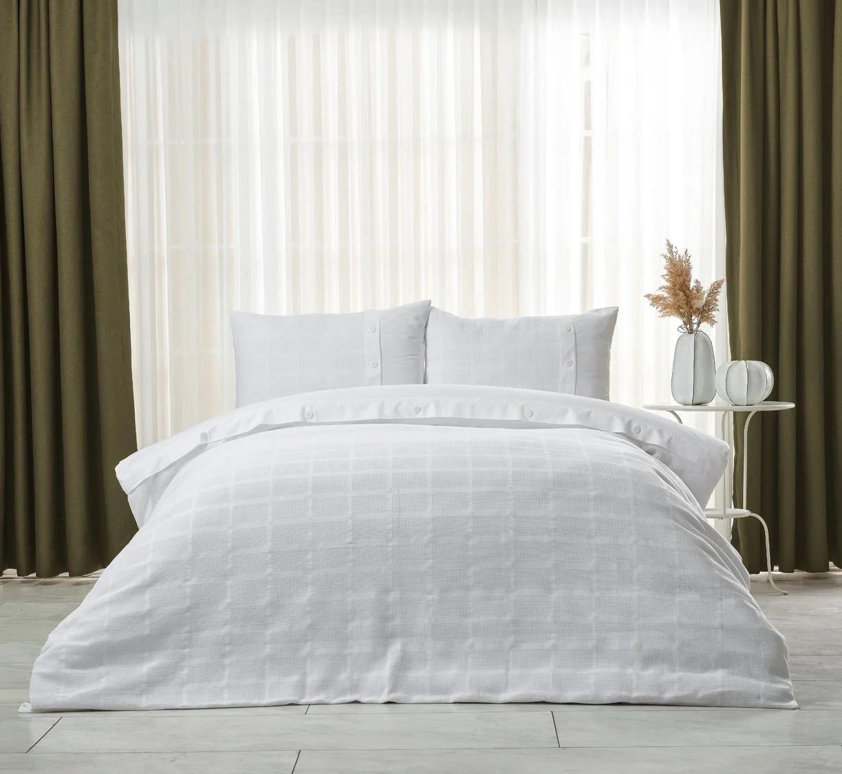 Doqu Home Multi Selection Çok Amaçlı Set Gloria Çift Kişilik - Beyaz