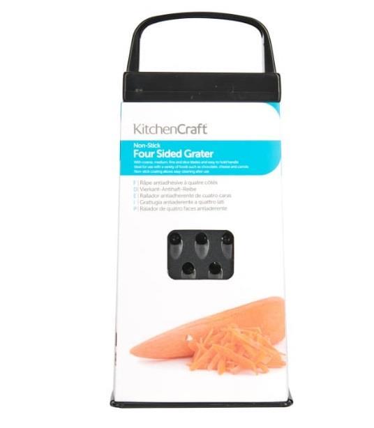 KitchenCraft KCGRATERNS Yapışmaz Karbon Rende