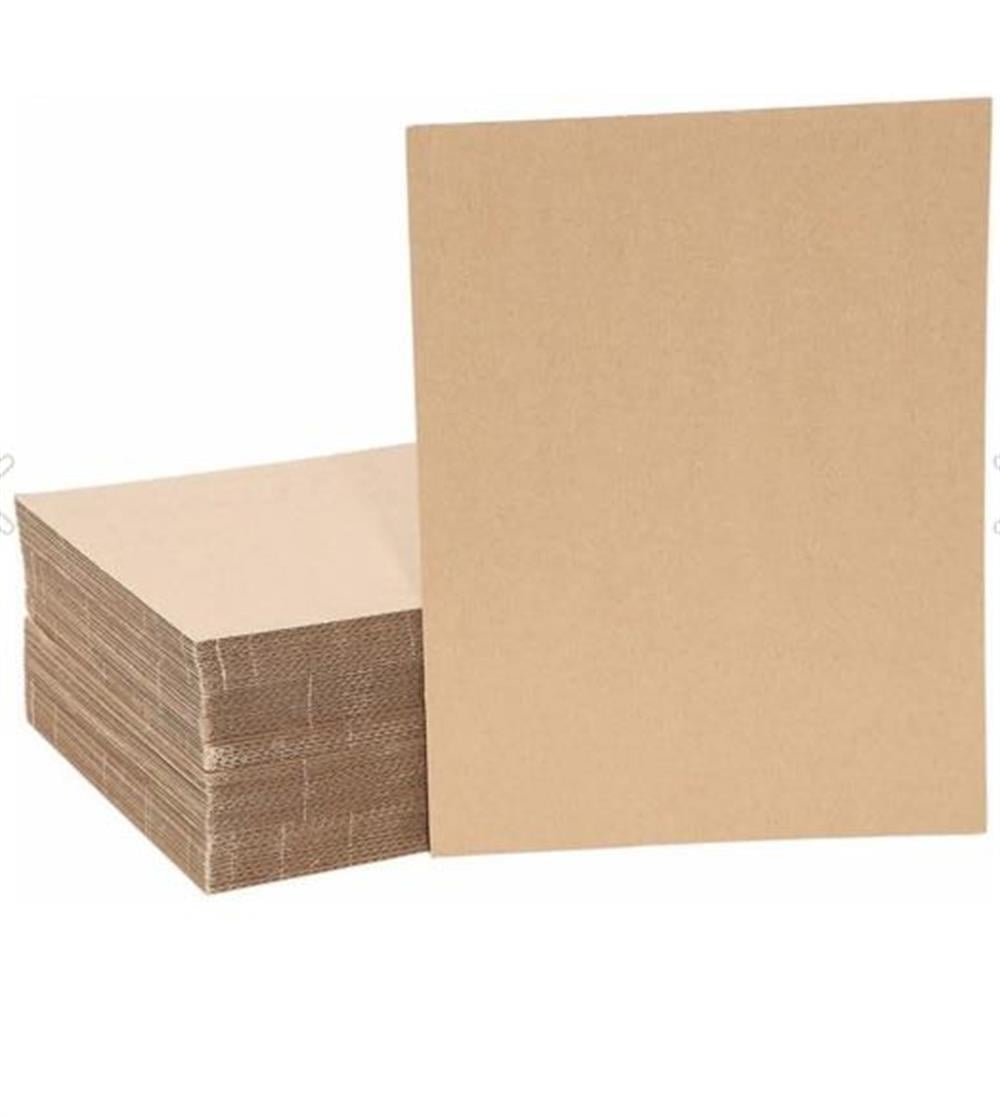 Kolix 70x50 Oluklu Mukavva Karton (12'li Paket) 3mm - Puzzle Kartonu - Proje Kartonu - Tuval Kartonu