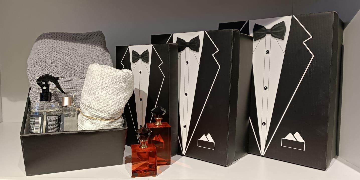 Kolix Damat Kutusu Damat Bohça 3 lü  Set 