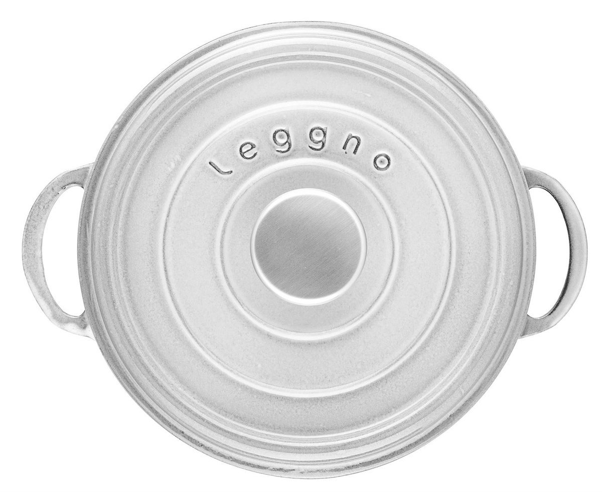 Leggno FLM4881DT20GR Flame Döküm Derin Tencere Majolik Gri 20 Cm