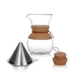 Linanware Chemex Filtre Kahve Demleme Isıya Dayanıklı Borosilikat Cam 600 ml DSG-32
