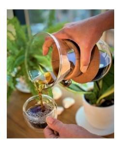 Linanware Chemex Filtre Kahve Demleme Isıya Dayanıklı Borosilikat Cam 600 ml DSG-32