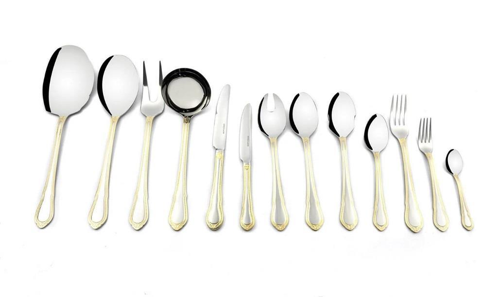 Mikasa Moor Bella Gold 90 Parça Çatal Kaşık Bıçak Seti P050.334673