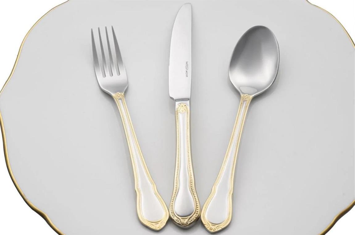 Mikasa Moor Bella Gold 90 Parça Çatal Kaşık Bıçak Seti P050.334673