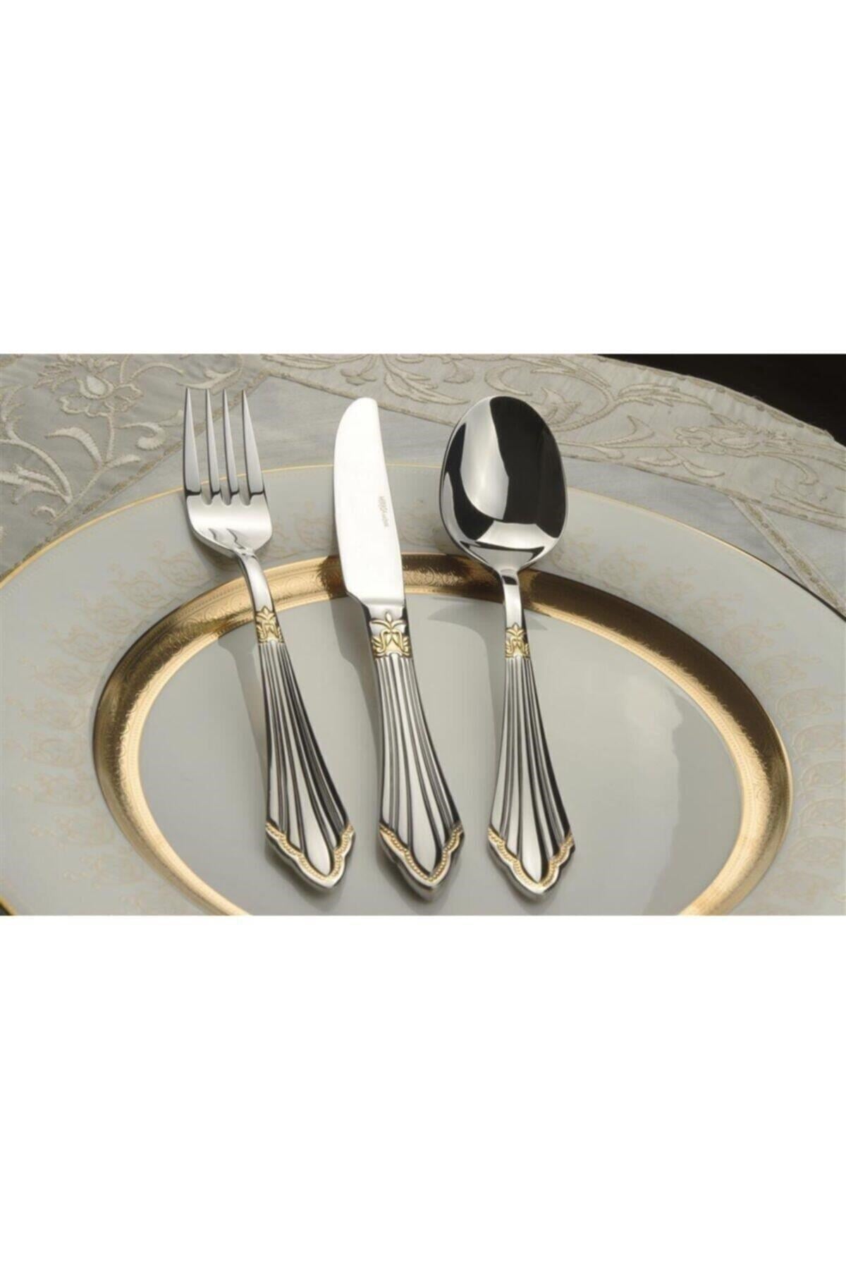 Mikasa Moor Nova Gold 90 Parça Çatal Kaşık Bıçak Seti P050.M104G