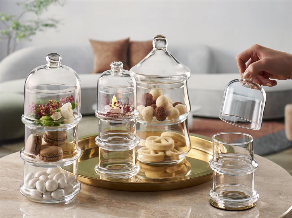 Paşabahçe Villa Patisserie 3 Katlı Kurabiyelik 96986