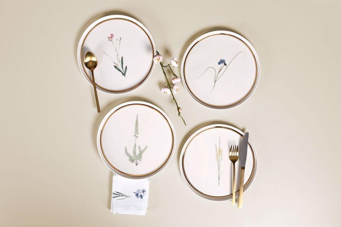 Porland Botanical 21 Cm Pasta Tabağı 4 Desen
