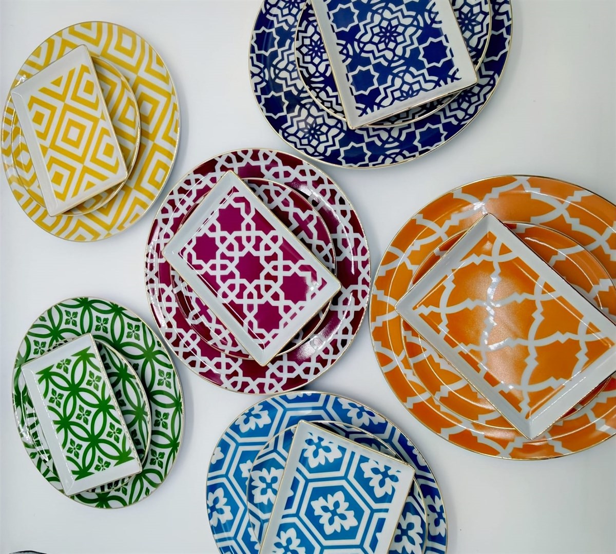 Porland Morocco 18 Parça 6 Kişilik İkram ve Kahvaltı Takımı 04A+P021276