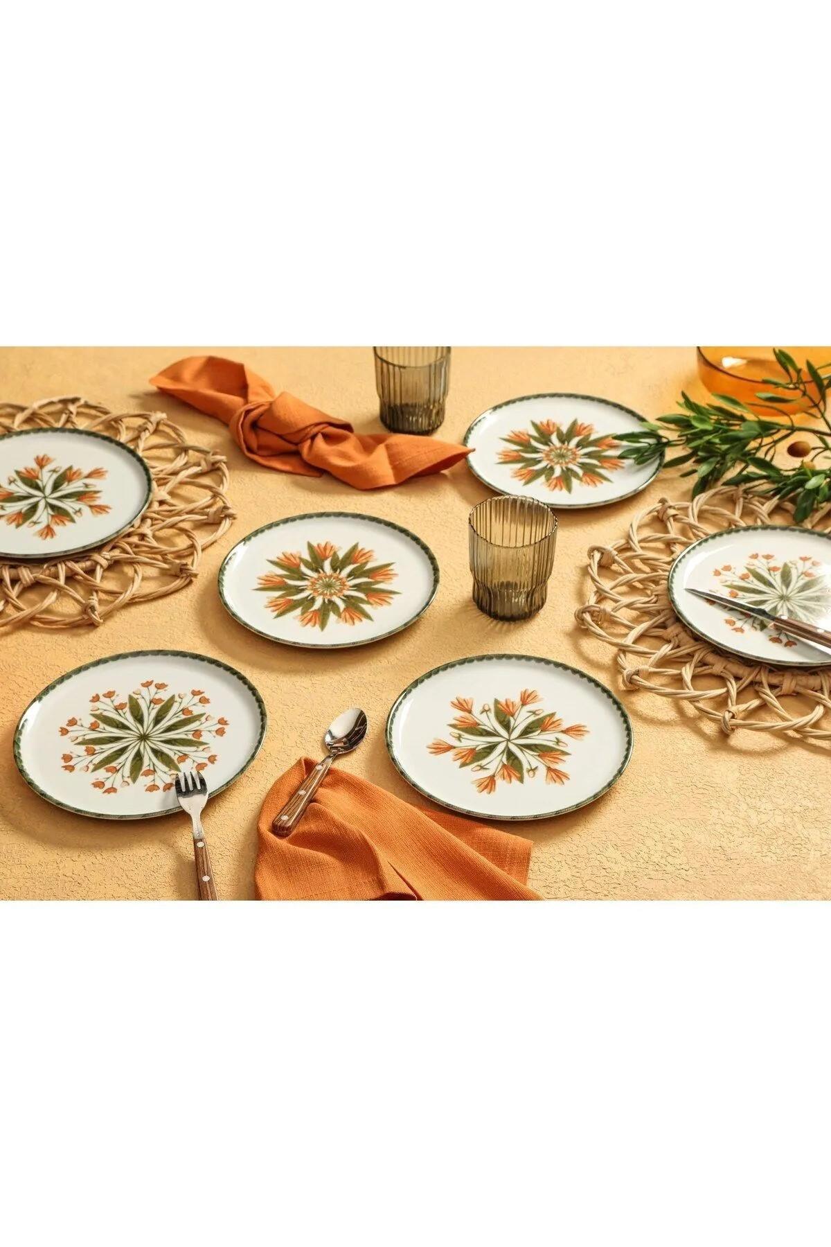 Porland Rosids 6 Kişilik Pasta Tabağı Takımı 04PPO000402