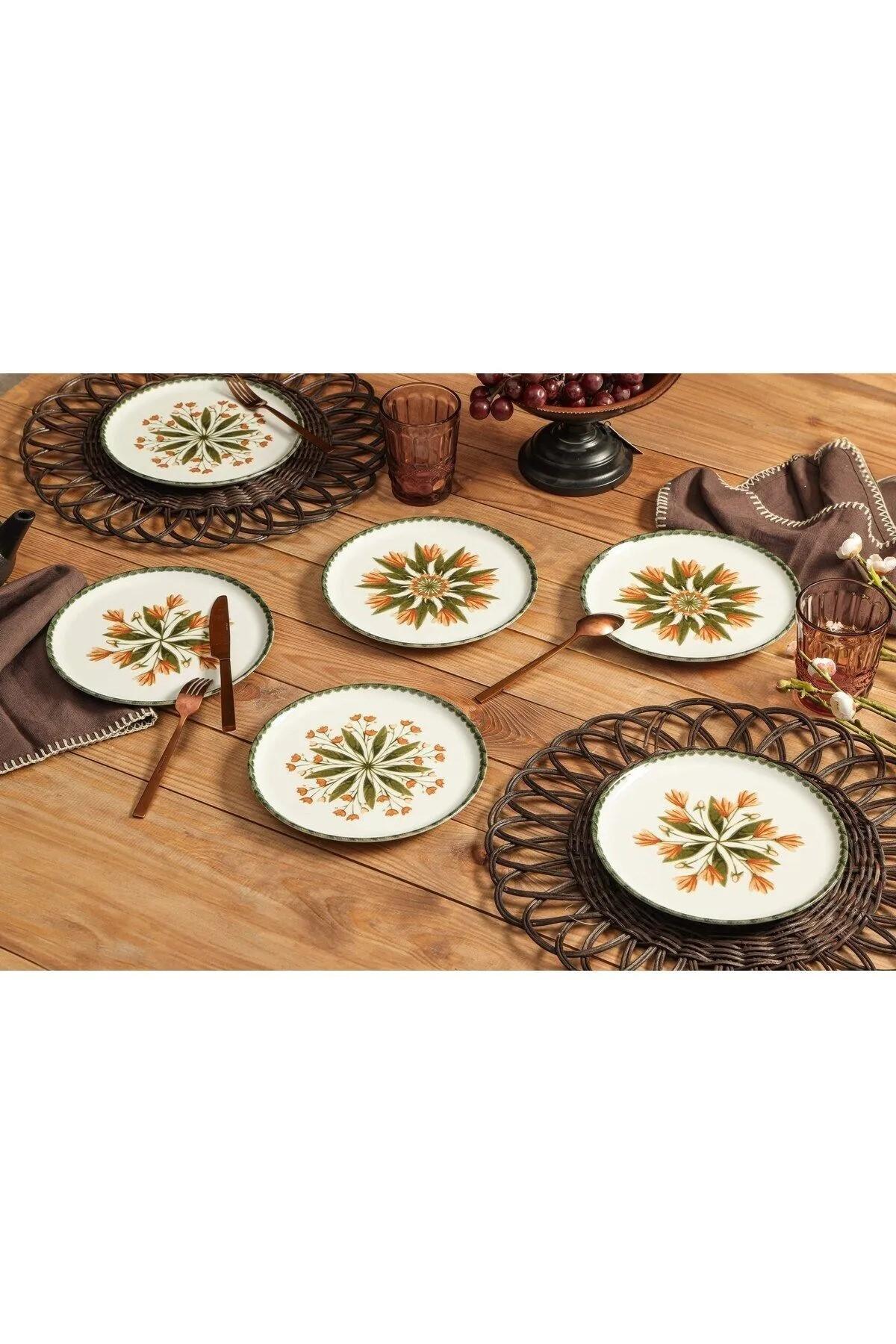 Porland Rosids 6 Kişilik Pasta Tabağı Takımı 04PPO000402