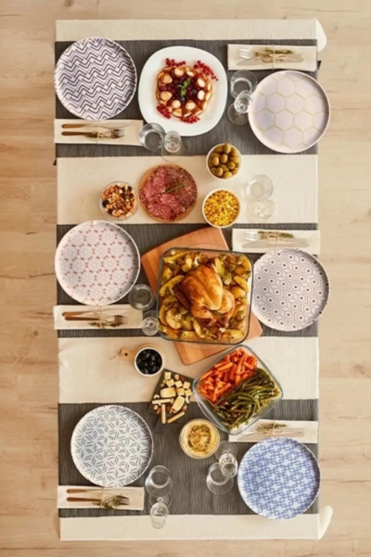 Porland Tamina 6 Kişilik Pasta Takımı 20cm