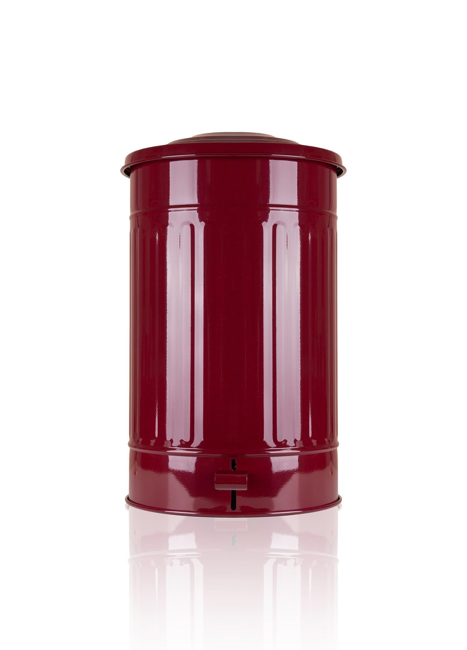The Mia Çöp Kovası Mutfak 30 Lt Bordo GLV0770