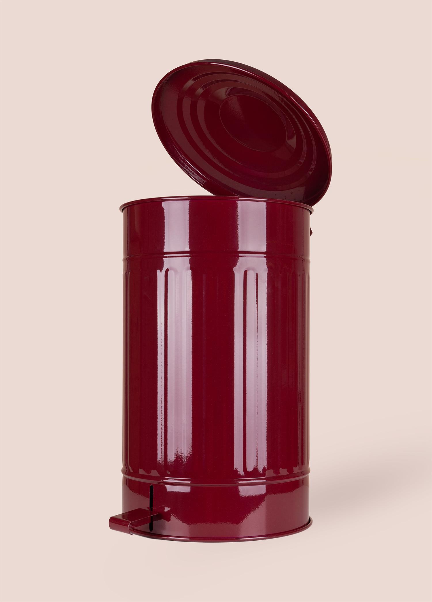 The Mia Çöp Kovası Mutfak 30 Lt Bordo GLV0770