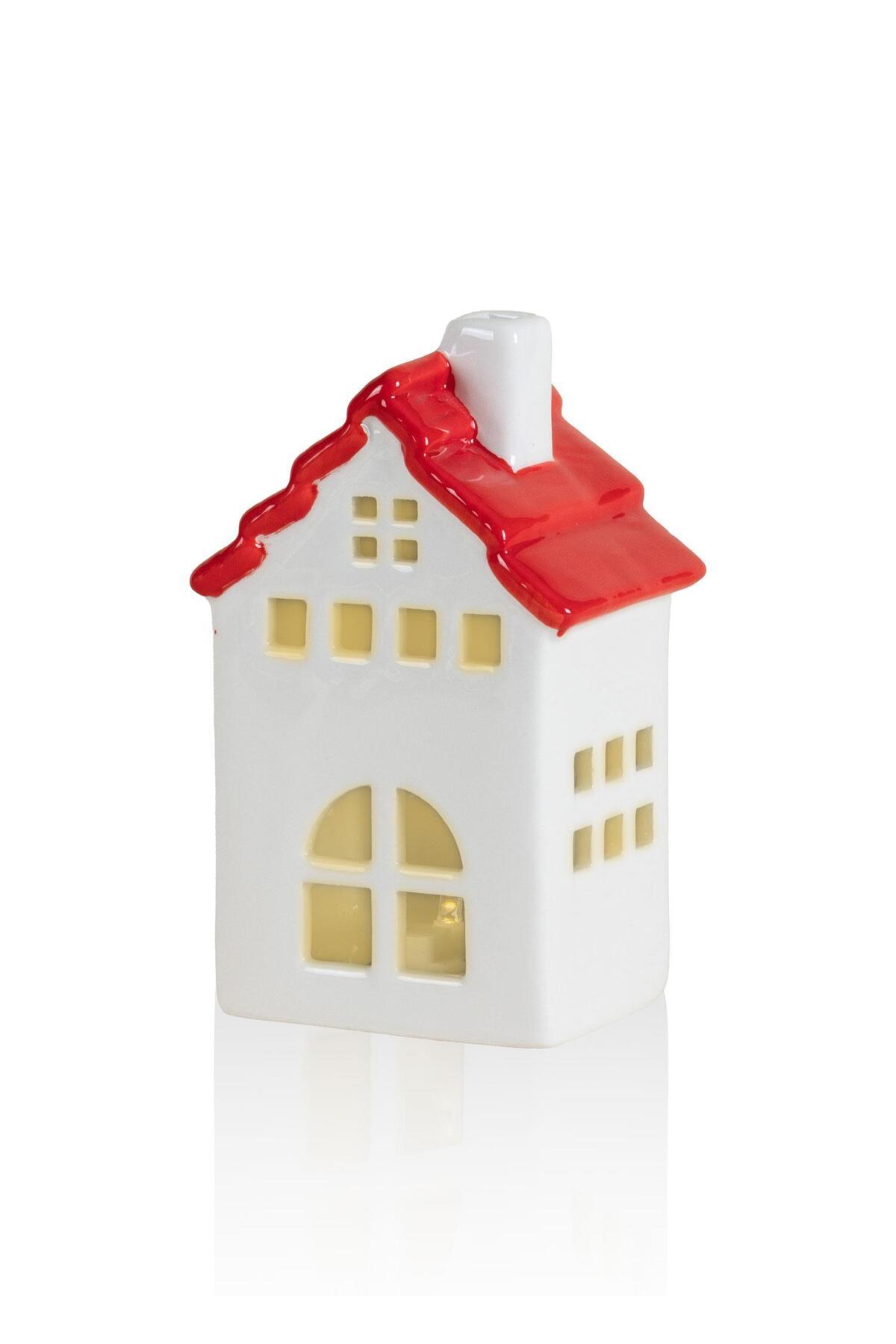 The Mia Dekoratif Led Işıklı Yılbaşı Evi 10x7x16 cm  SUS0119