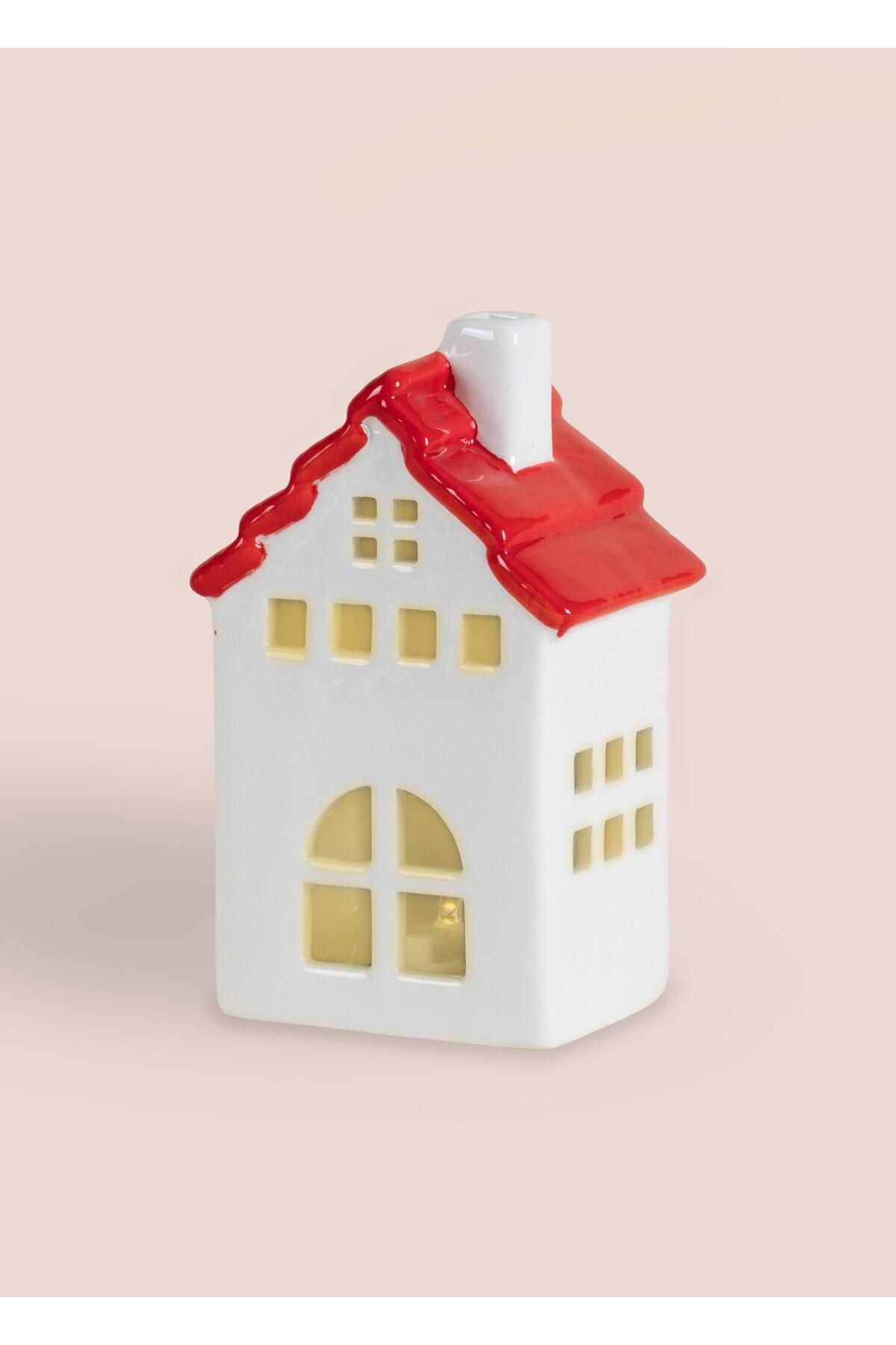 The Mia Dekoratif Led Işıklı Yılbaşı Evi 10x7x16 cm  SUS0119