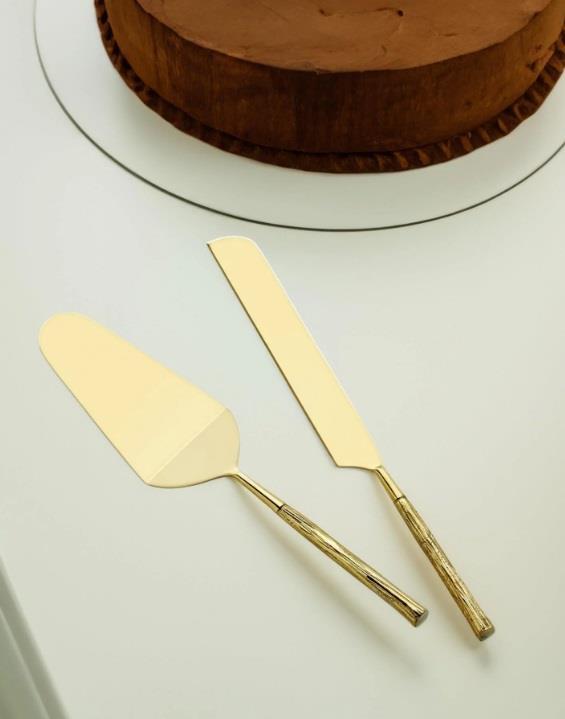 The Mia Goldy Pasta Servis Takımı 2 Parça CKB0180