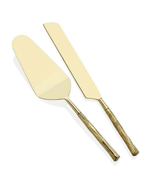 The Mia Goldy Pasta Servis Takımı 2 Parça CKB0180