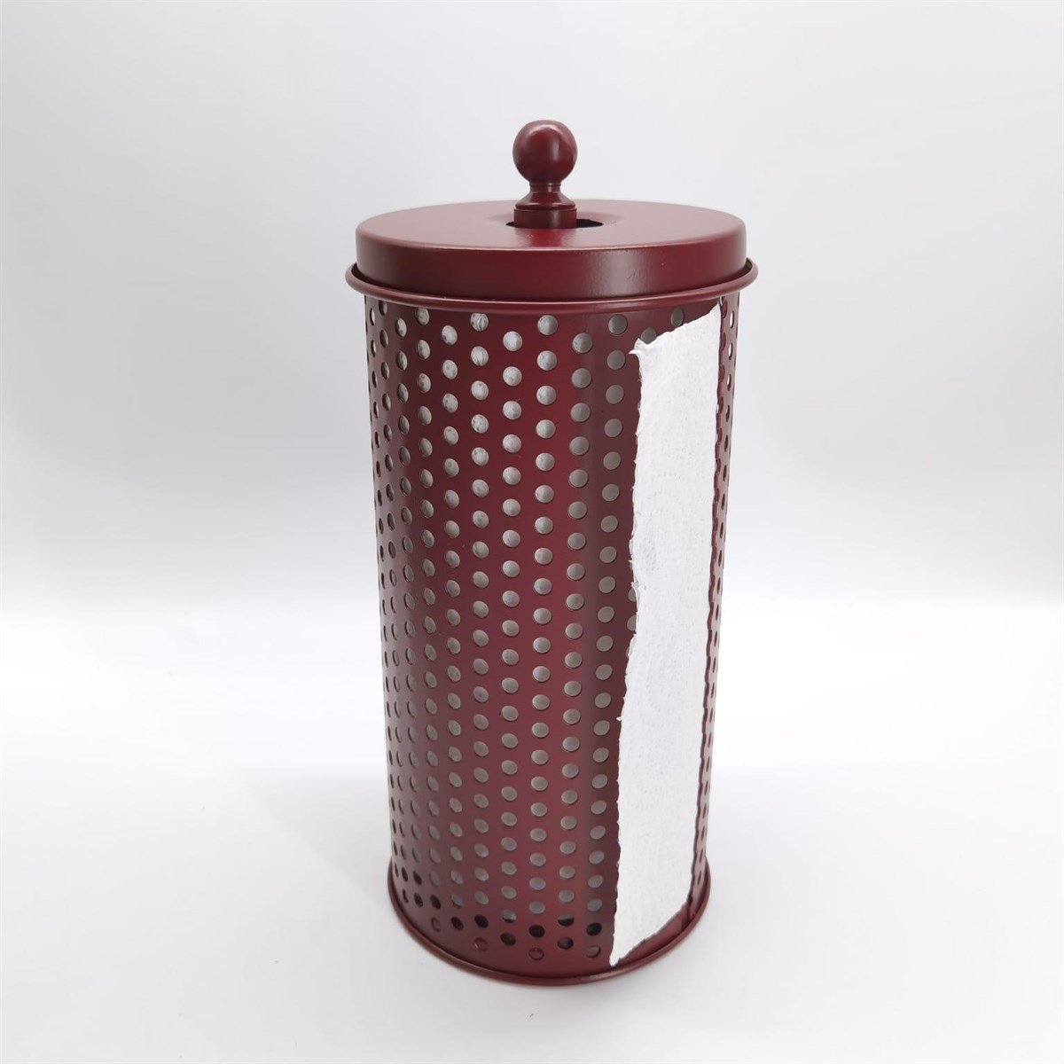 The Mia Havlu Peçetelik 30 x 14 Cm -Bordo KRN0011