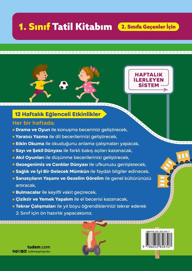 tudem egitim1. Sınıf Tatil Kitabım