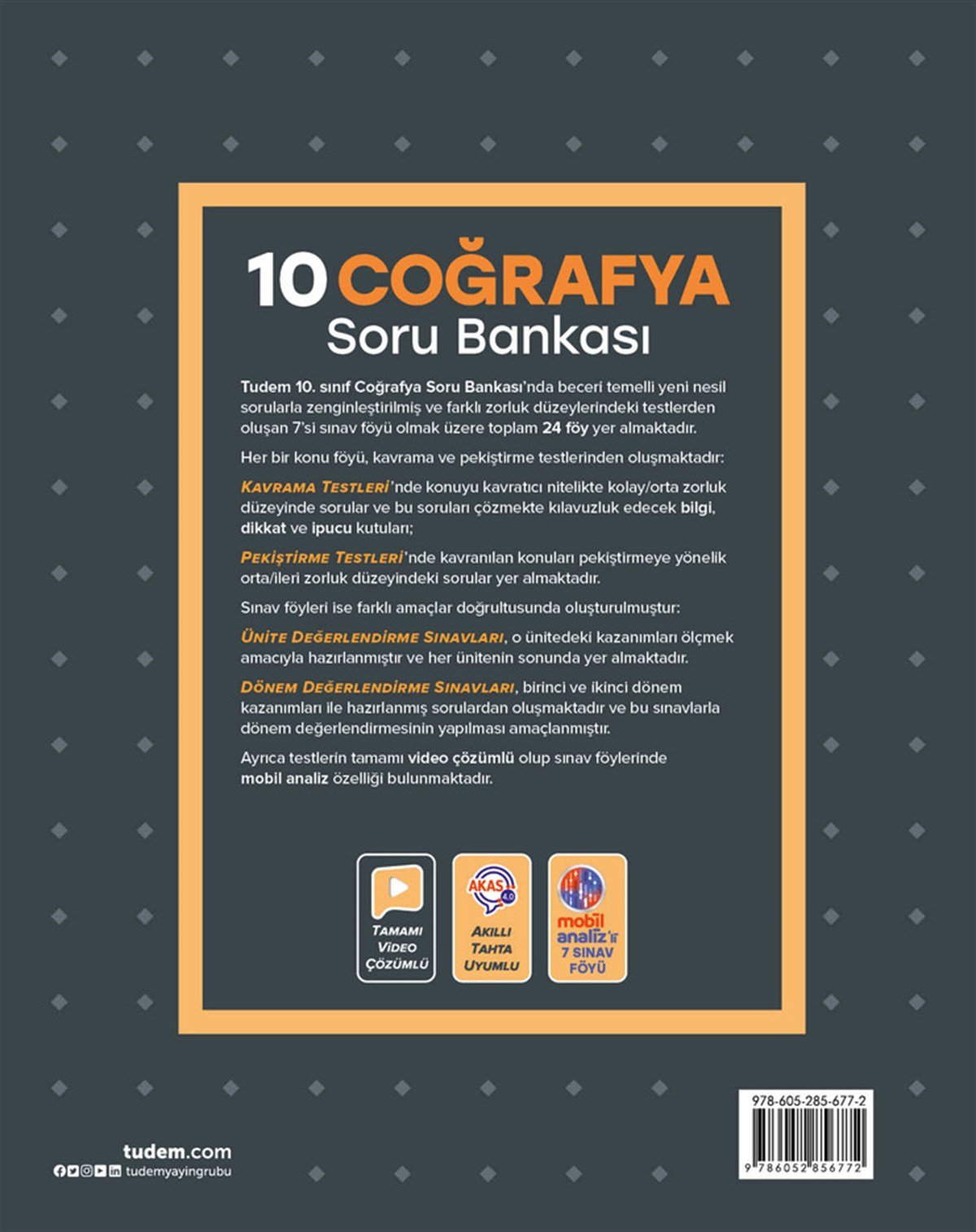 tudem egitim10. Sınıf Coğrafya Soru Bankası