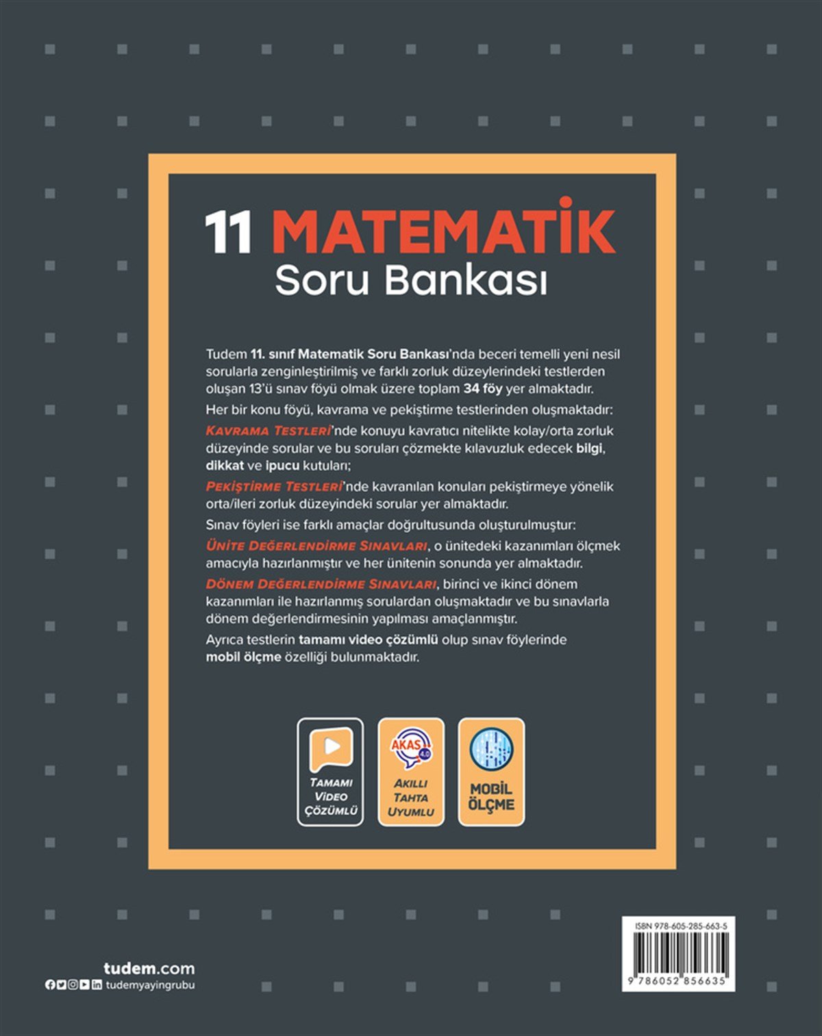 TUDEM EĞİTİM11.Sınıf Matematik Soru Bankası