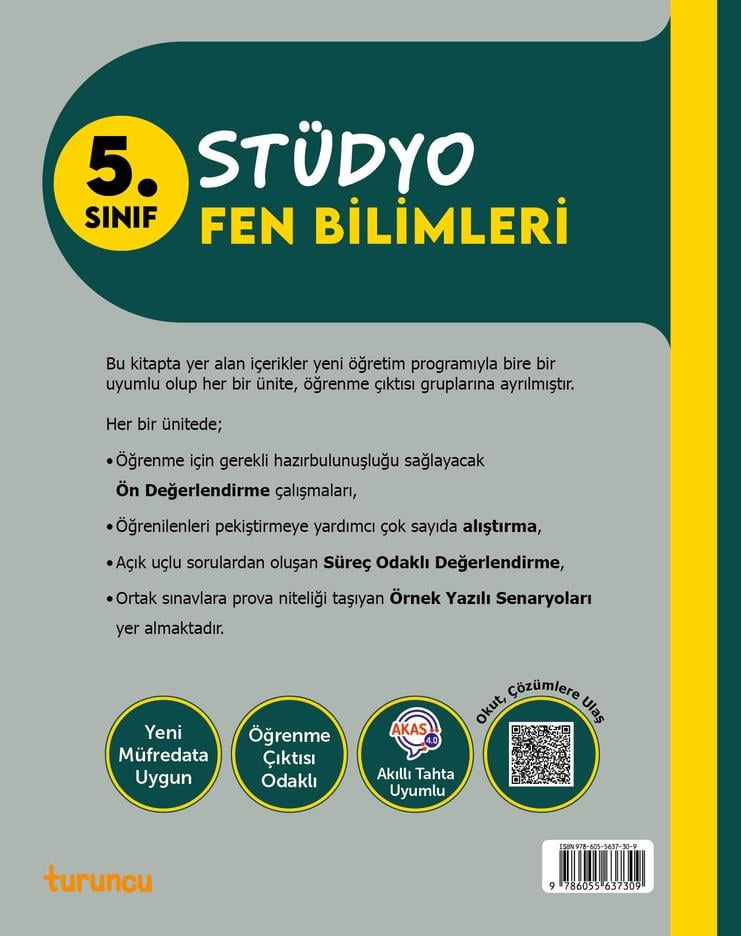 tudem egitim5. Sınıf Stüdyo Fen Bilimleri