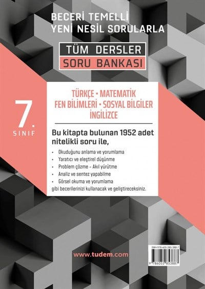 7. Sınıf  Beceri Temelli Tüm Dersler Soru Bankası