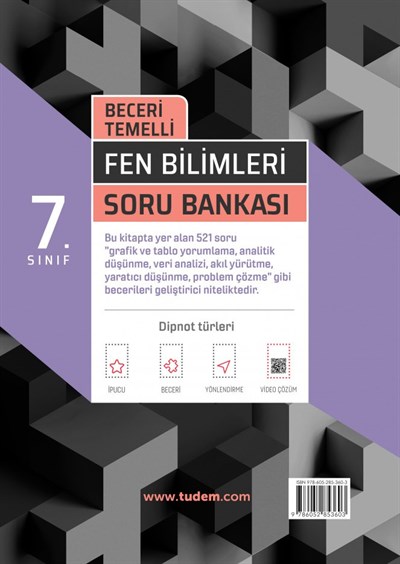 7. Sınıf Fen Bilimleri Beceri Temelli Soru Bankası